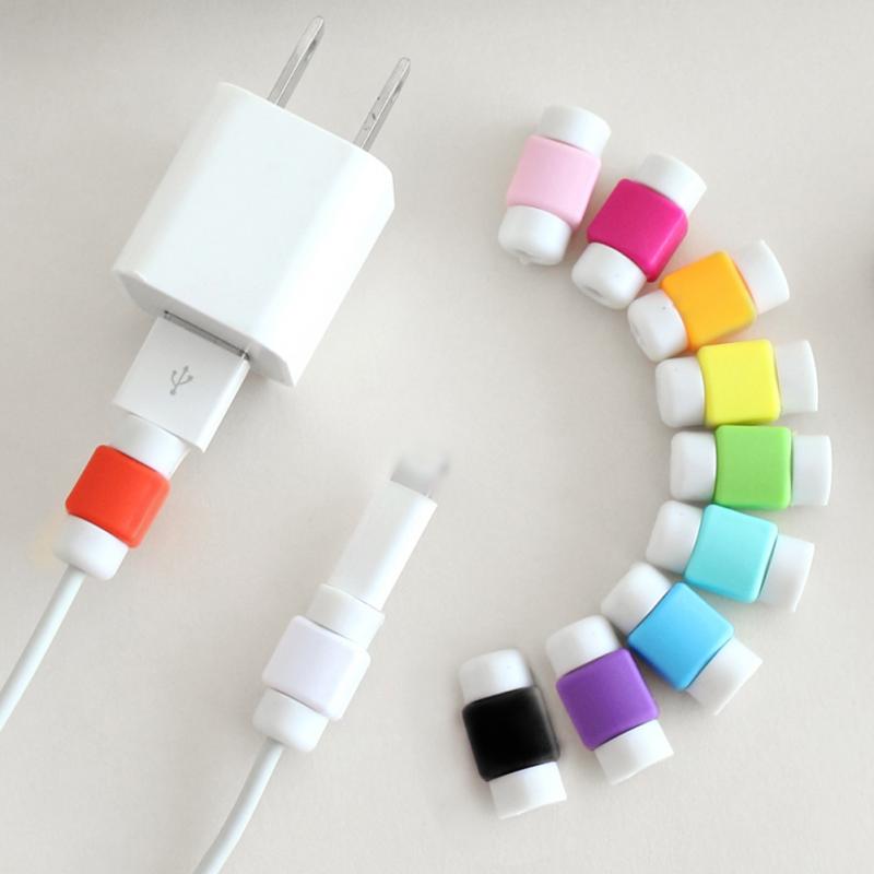 5 pcs voor Verlichting USB Data Charger Kabel Saver Protector voor Apple Voor iPhone 5 5 s 6 6 S Plus