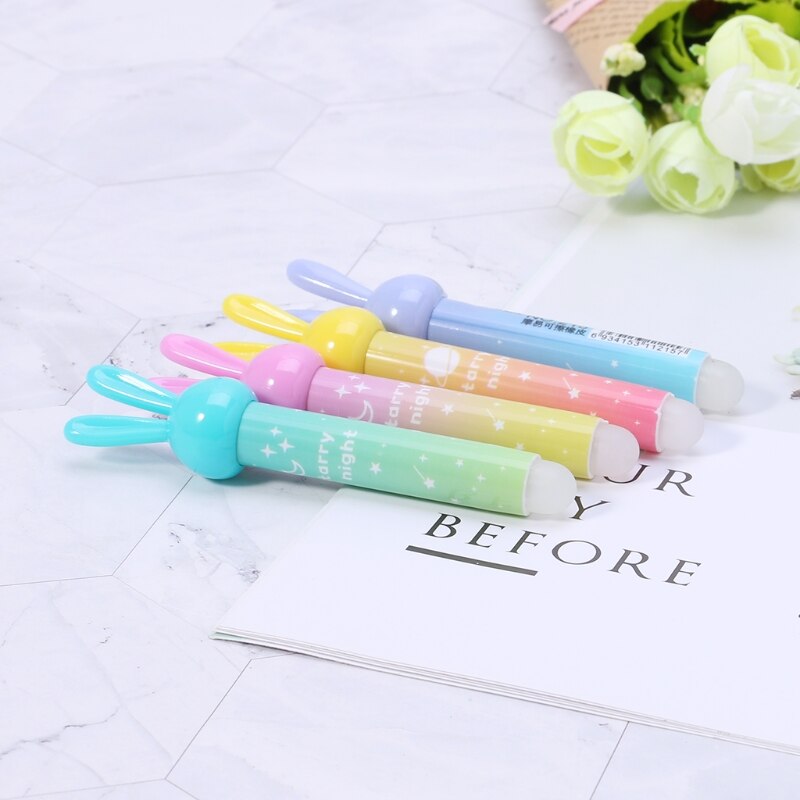 Kawaii Rabbit Eraser For Erasable Pen Cute School Office Supply Stationery