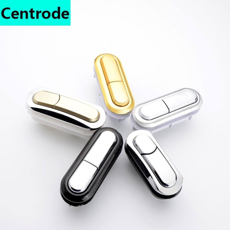 Toilet tank button oval toilet flush button double button toilet bowl toilet switch accessories