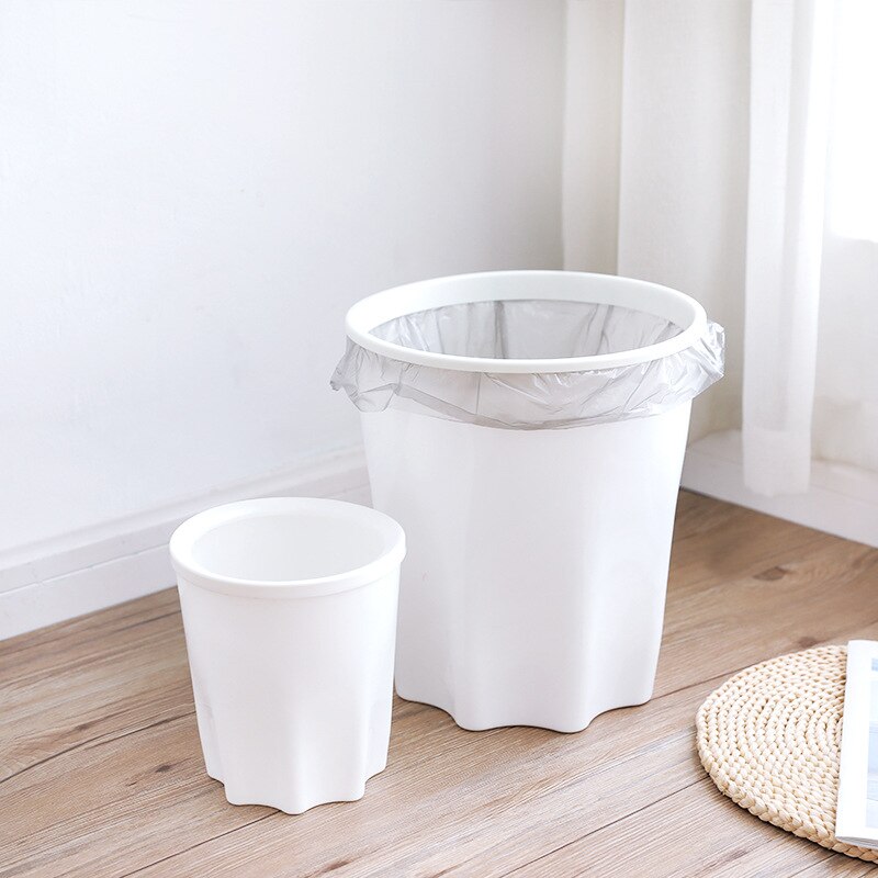 Milieuvriendelijke Prullenbak Plastic Lidless Thuis Oud Papier Manden Keuken Badkamer Afval Opslag Kan