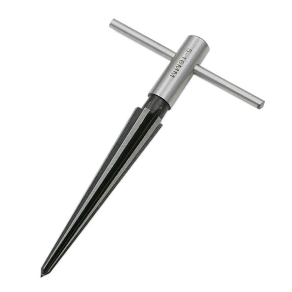 5-16mm brostift tilspidset håndholdt rømmehul røraffasning rømmeværktøj t håndtag tilspidset træbearbejdningsværktøj til skærende kernebor