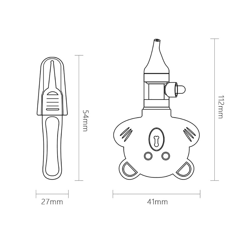 Aspirateur Nasal pour bébé nettoyant pour nez outil de nettoyage du nez réutilisable pour enfant avec pince à épiler