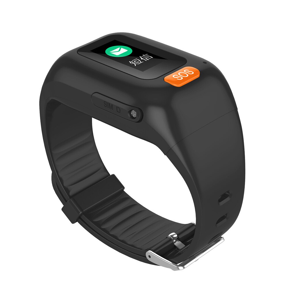 Gsm Gprs Ouderen Sos Sleutel Helpen Paniekknop Nood Alarm Gps Real-Time Tracking Hartslag Moniton