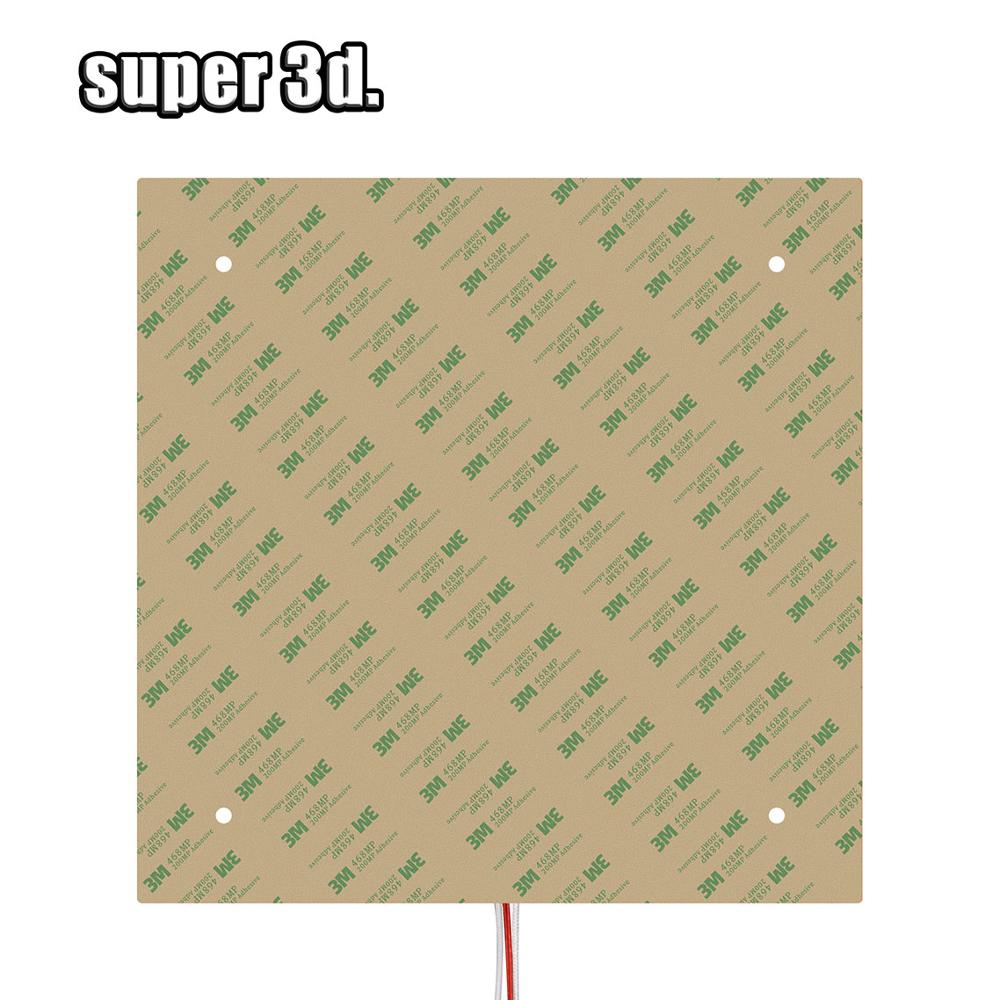 Plateau chauffant en Silicone pour imprimante 3D, 310x310mm, 220v, 750w, pour Creality CR-10 10s pro, plaque chauffante