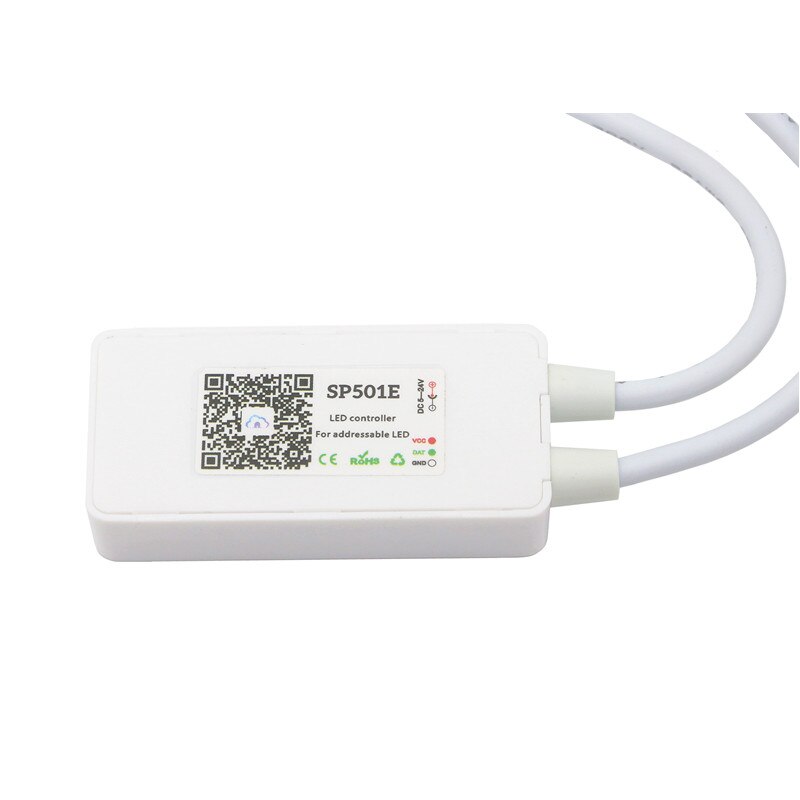 SP501E WIFI Pixels Contrôleur WS2801 WS2811 WS2812B LPD6803 Adressable LED Bande DC5-24V SP501E RVB Couleur De Rêve LED de contrôle