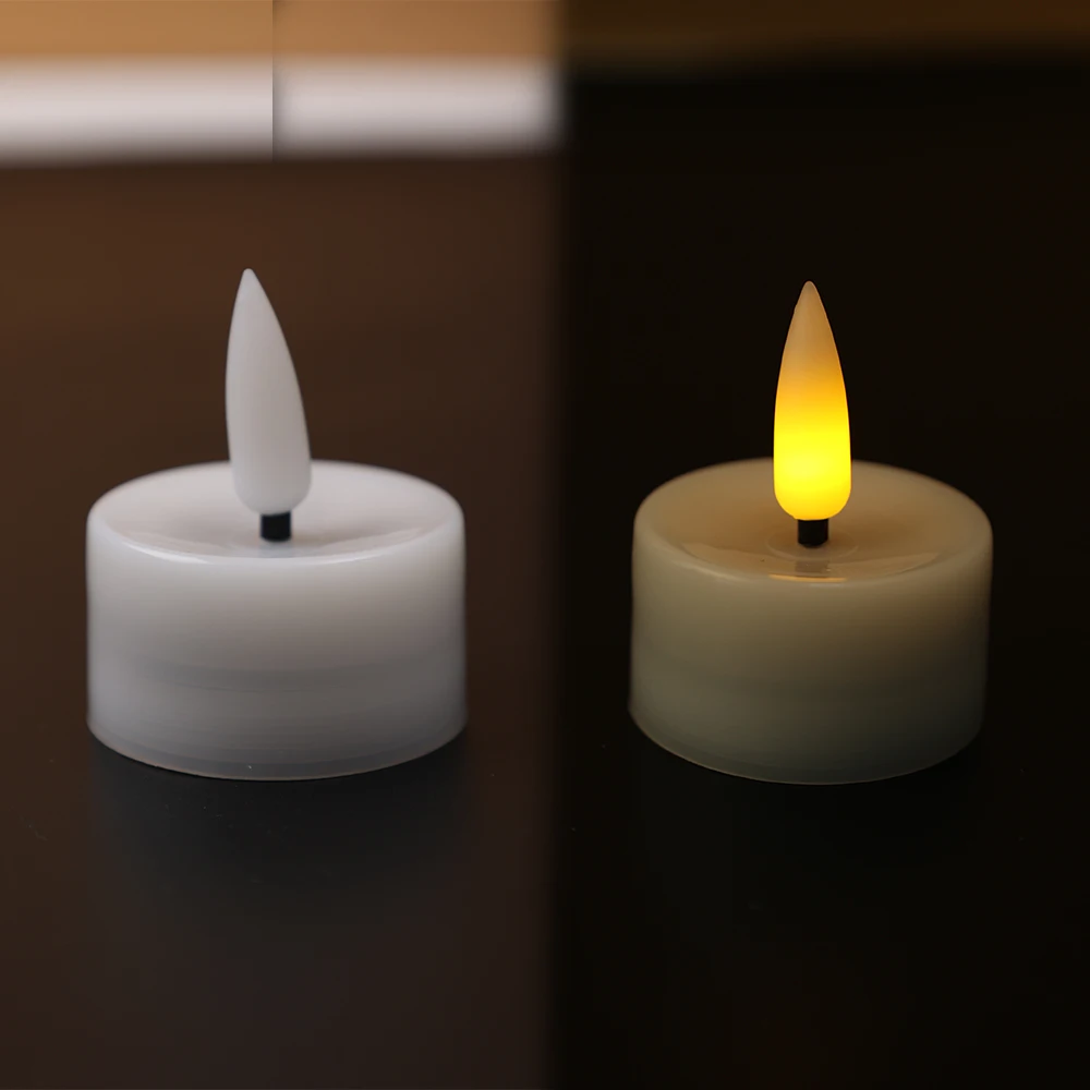 Piscando LED vela para decoração Home, bateria Powered chá luz, velas sem chama, jardim ao ar livre, aniversário, festa de casamento, 5 PCs, 10PCs