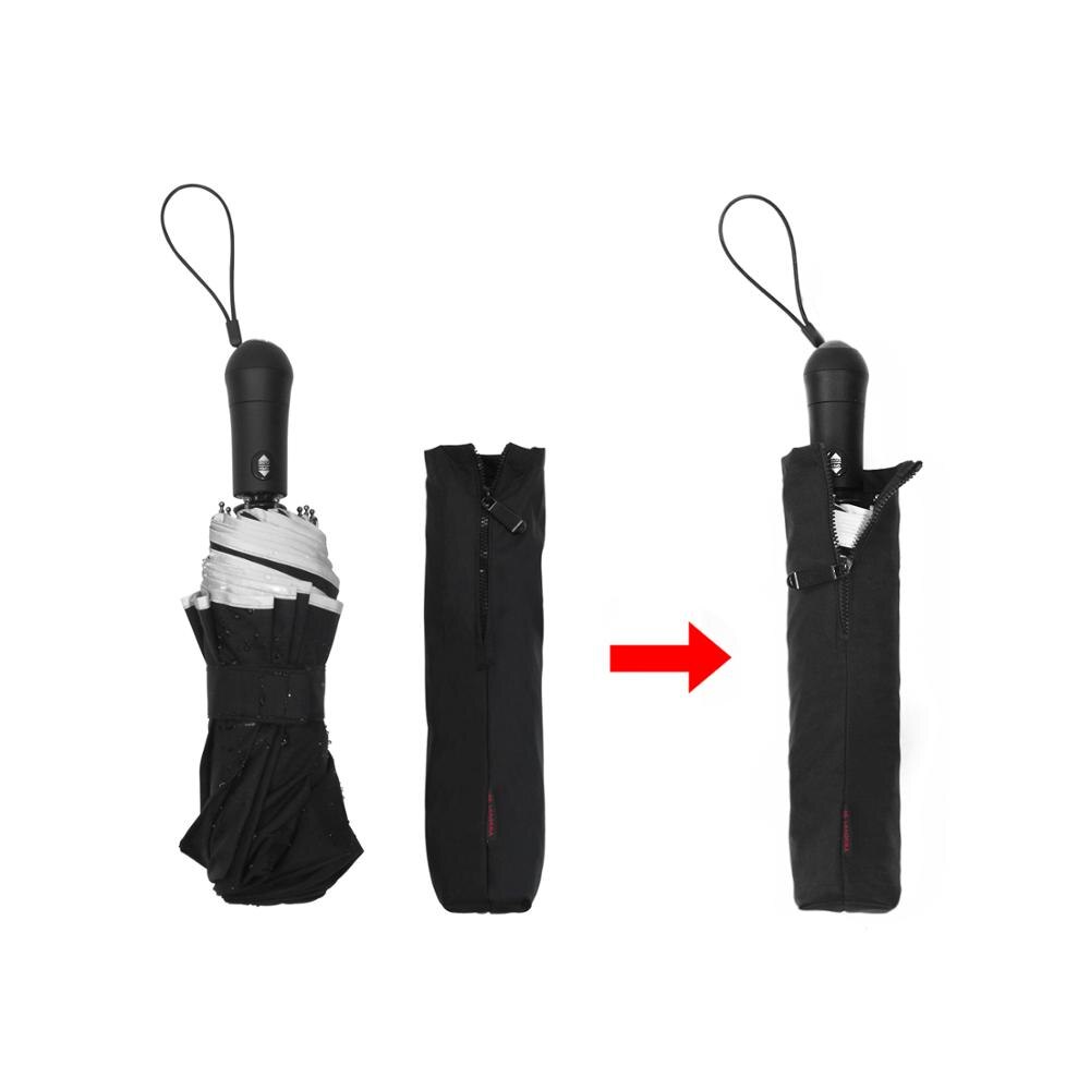 portato ombrello con luce di marca per gli uomini completamente automatico uomo ombrello pieghevole con illuminazione compatto pieghevole ombrello donna