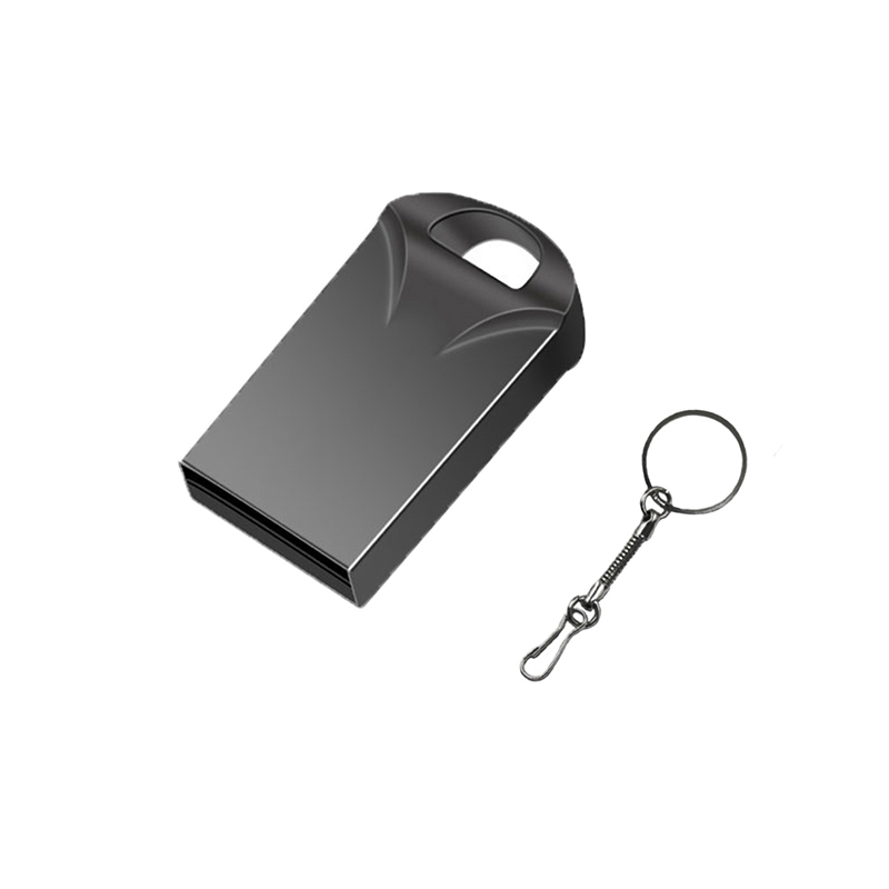 Mini metalen usb-flashdrive 2.0 geheugenstick 128gb 64gb 32gb 16gb 8gb pendrive 64gb 128gb snelle usb-flashdrive pendrive: Zwart / 16 gb