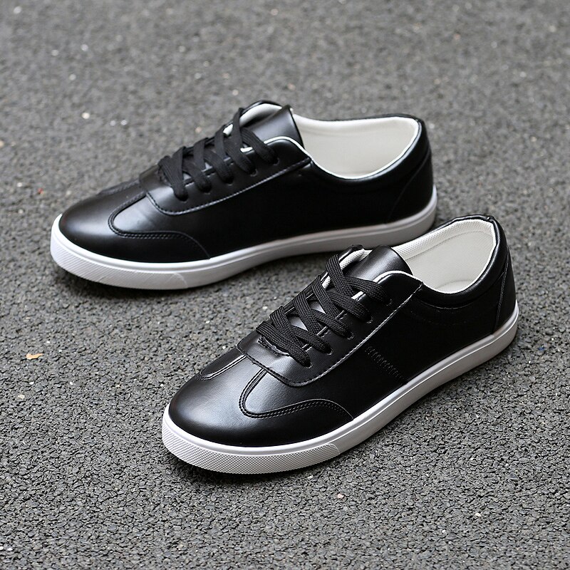 Zapatos deportivos mænd tennissko snørebånd åndbare lædersneakers tenis hombre man fitness sko chaussures homme sneakers
