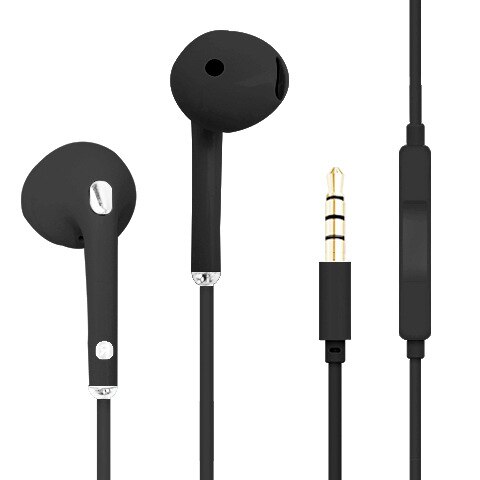 Fung Hing 188 In-Ear Headset Met Tarwe Muziek Sport Kabel Mobiele Telefoon Oordopjes: Black and White with Pattern