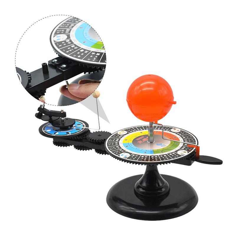 1 Pc Model of Sun-Moon-Earth Geography Educational Apparatus With Battery