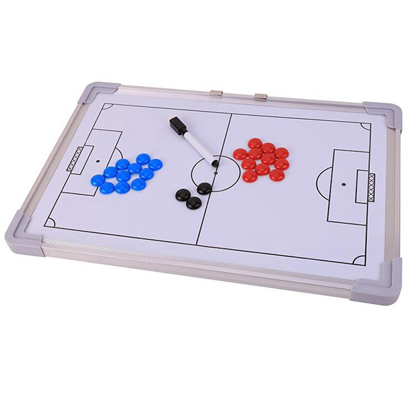 Taktische magnetische platte aus aluminium für fußballspiel-strategie-trainer, rechtes brett für fußballspiel-trainingsgeräte, zubehör