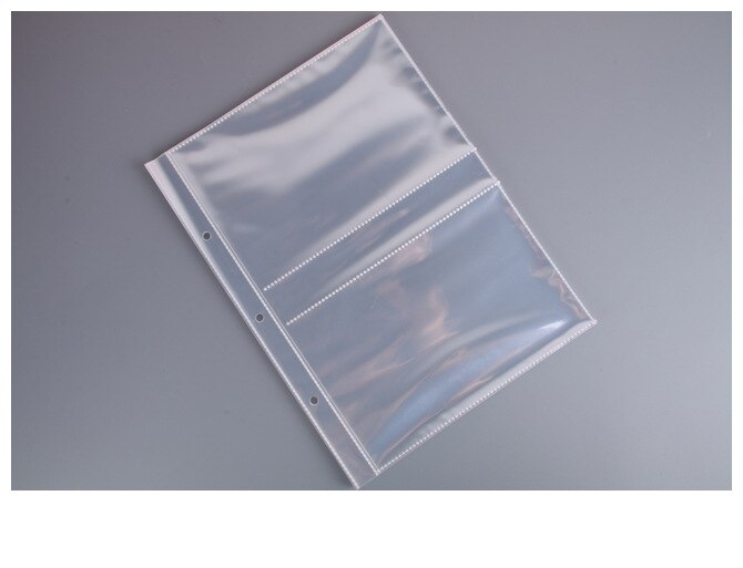 Stor kapacitet fotoalbum til billeder 10 x 15 løse blade 3 ringbind bog til 3 tommer 5 tommer 6 tommer 7 tommer billetter: 10 ark 6 tommer indvendig