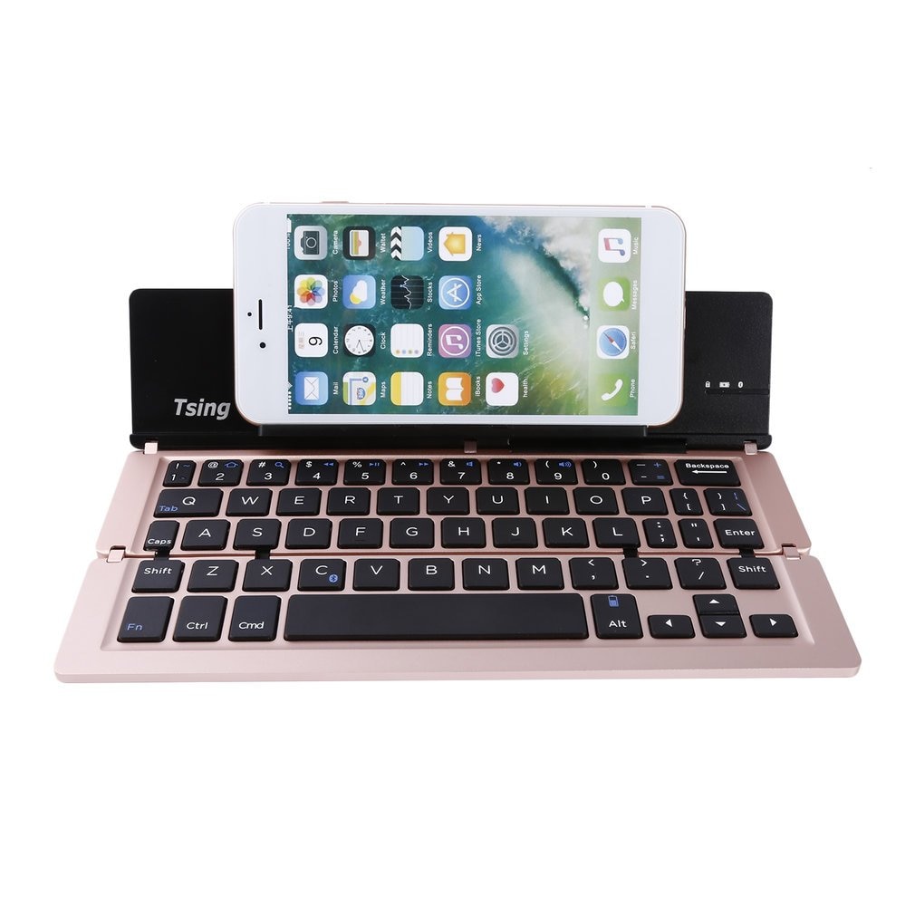 F18 Portable Metal Moonlight Box Keyboard Multi-Device Keyboard For Computers For Android For iOS Tablets