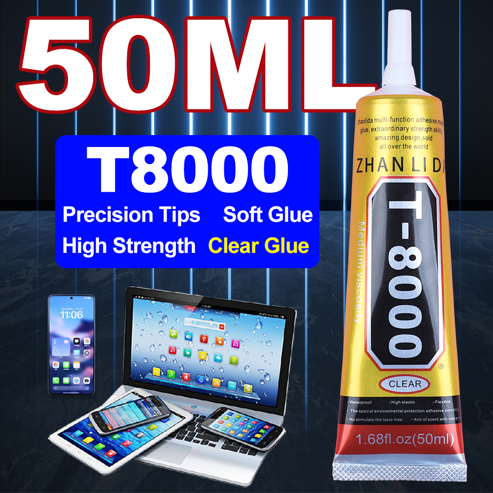 Cell Phone Repair Glue LCD Electronics Frame Display Epoxy Adhesive Touch Screen Headphone Speaker Rubber Edge Sealant Tools Kit: Deep Green