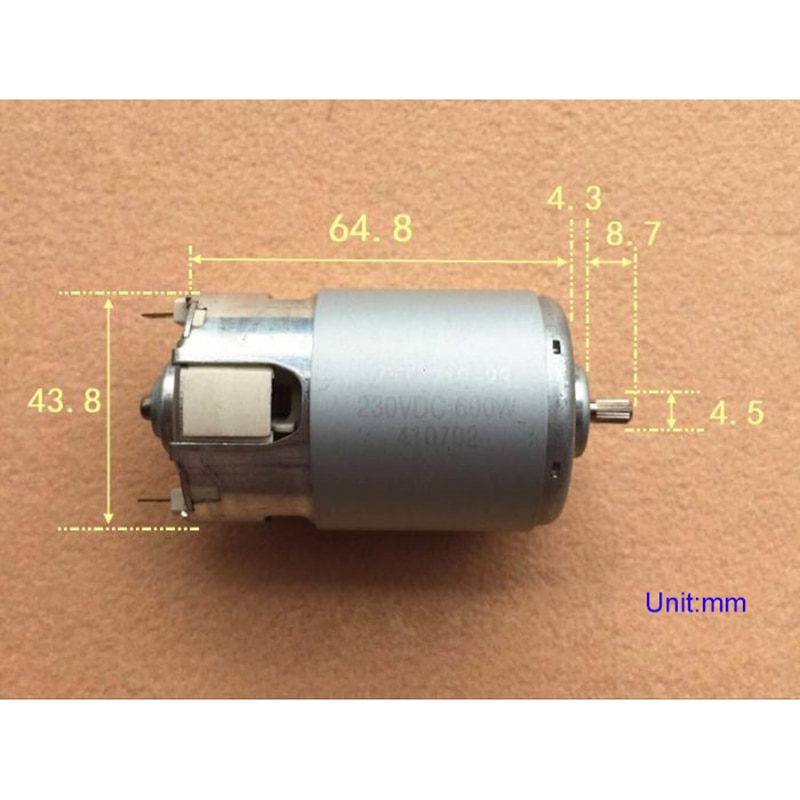 1 st rs -7712 dc 220v 600w motor 12000 rpm hög hastighet hög effekt stort vridmoment sojabönmassa motor rs -7712 shfc 2 j 2-13160 rib