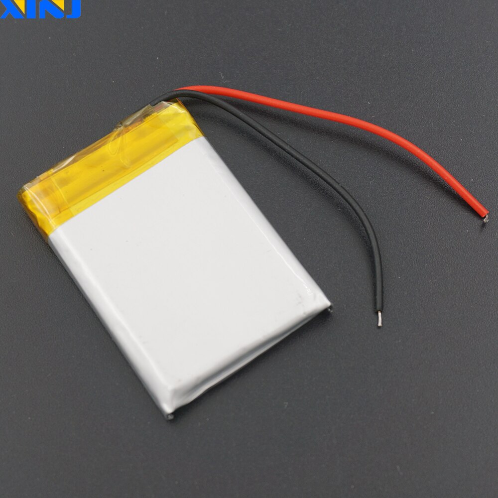 XINJ 3,7 V 320 mAh Li-Po batería recargable de polímero de litio Li ion 402535 GPS de navegación DVC DVR conducción auricular grabador MP3