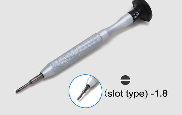 impostato di cacciaviti per occhiali da 1 pezzo per occhiali, orologi, strumento di riparazione, cacciavite con zoppo sostituibili: verde