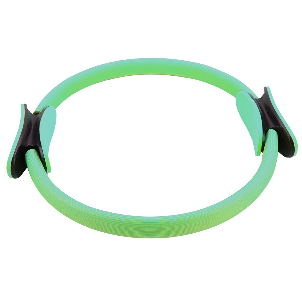 Yoga Pilates Ring - Dual Grip Resistance Circle for Thighs & Legs - Fitness Exercise Equipment: Green