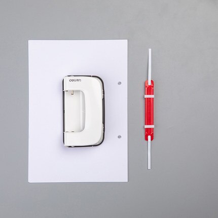 Reliure de livre à feuilles mobiles, bandes de reliure en plastique, attaches en papier, accessoires de bureau