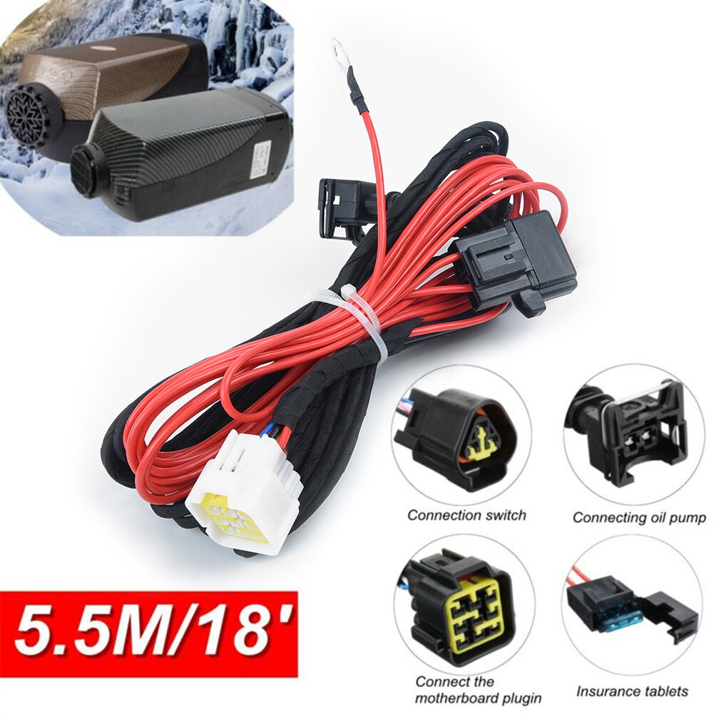 Car Heater Split Diesel Air Heater Wiring Loom Power Supply Cable Adapter For Car Truck Separate Harness For Split Type
