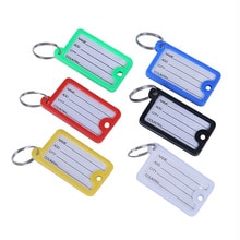 50 x plastic key tag identification tag – Grandado