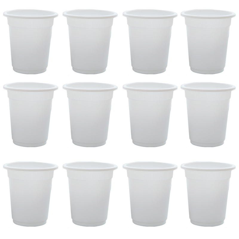50 stk 180ml rene hvide kopper engangskaffe te mælkekop drikke tilbehør festartikler