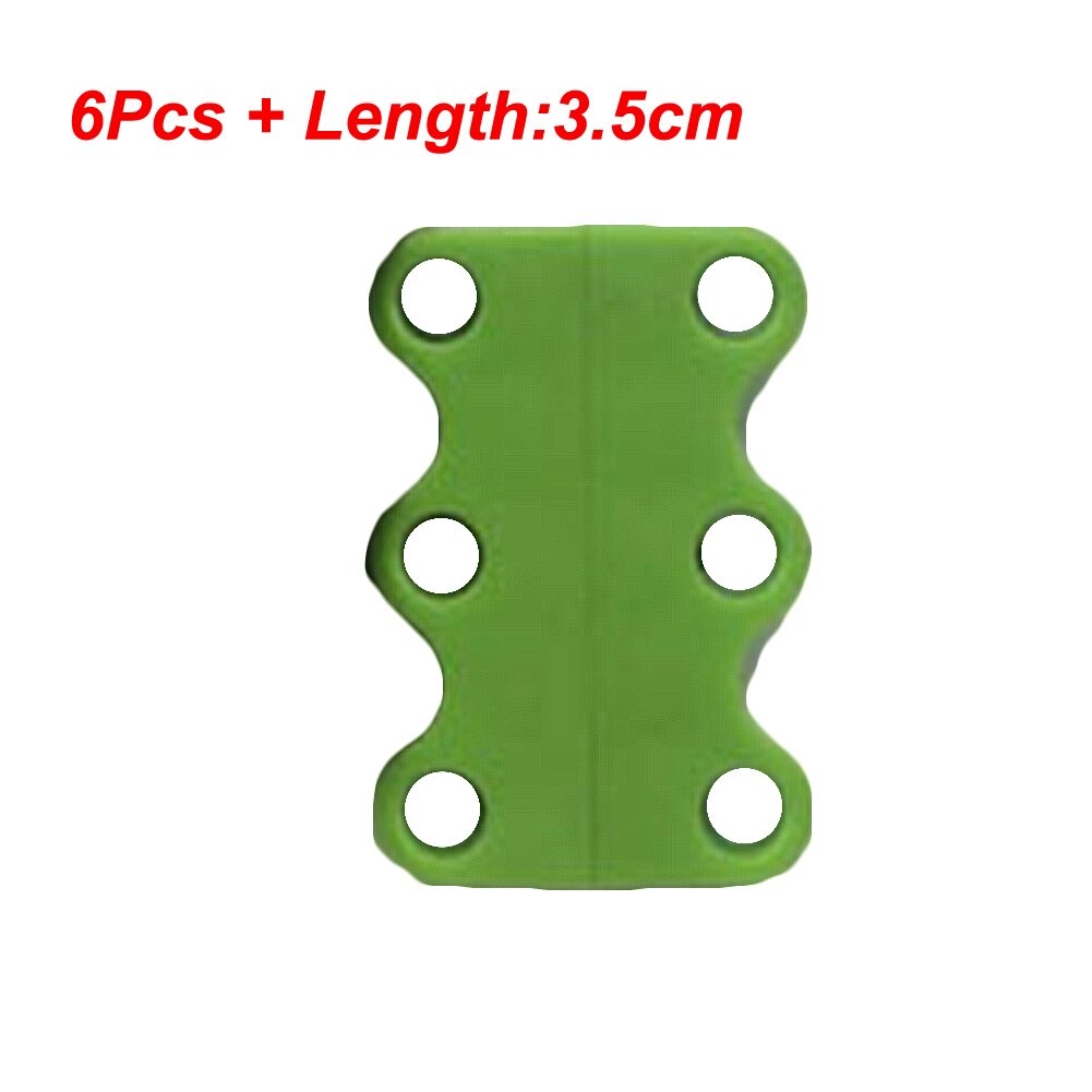 Lacets magnétiques 10 couleurs, 12 pièces/24 pièces, lacets de Sport sans cravate, avec fermeture magnétique: green S