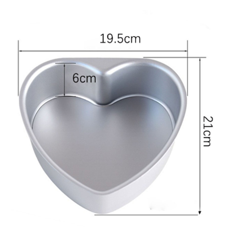 3/1pcs Cake Mold Tray Pans Heart Round Baking Mold Kitchen Carbon Steel Nonstick Baking Pans Reusable Cake Pans Bakingt Tools: Beige