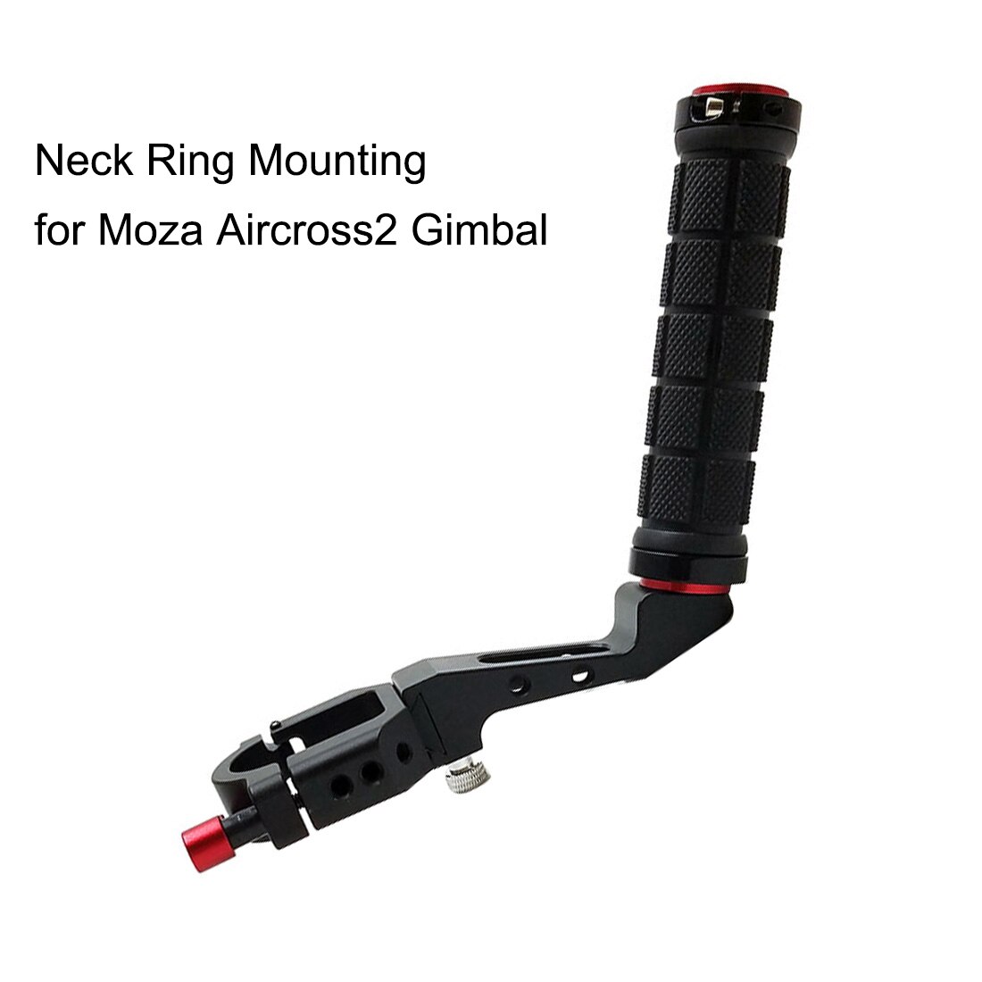 Versatile Handle Grip Neck Ring Clamp Bracket Handheld Stabilizer Extension Holder Arm for Ronin S SC MOZA weebillS Crane Gimbal: White