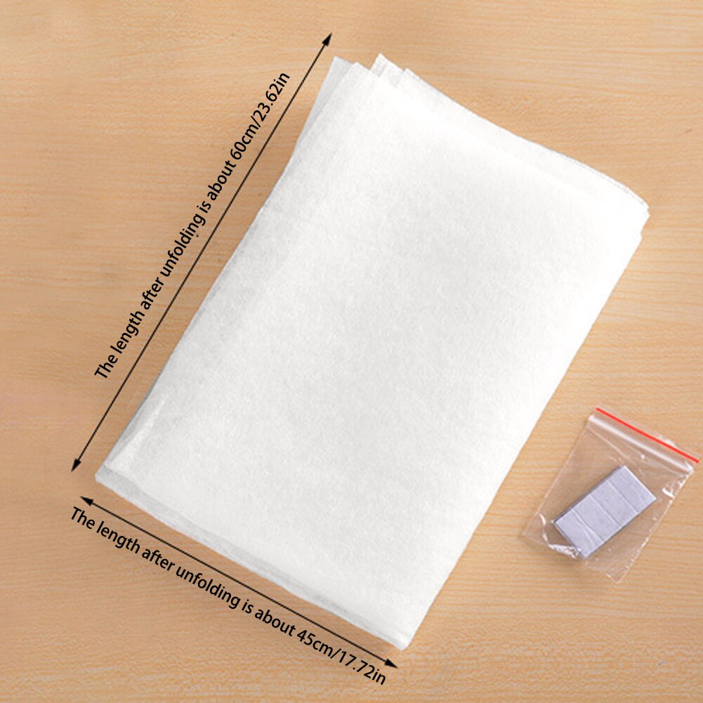 Niet Geweven Stof Papier Anti Oliedampen Stickers Afzuigkap Filter Stickers Anti Rook Cut Filter Absorberende Voor Keuken Wit 6Pcs