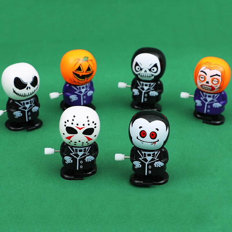 Halloween urverk leksak hoppa spöke kul spök dekoration hoppa promenad vind upp leksak barn jul
