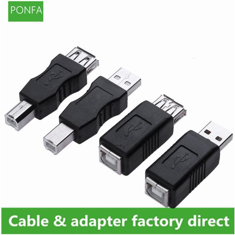 USB 2.0 A Male & Female to USB Type B Print Converter Adapter Male & Female USB connector USB 2.0 Type B Cable Adapter