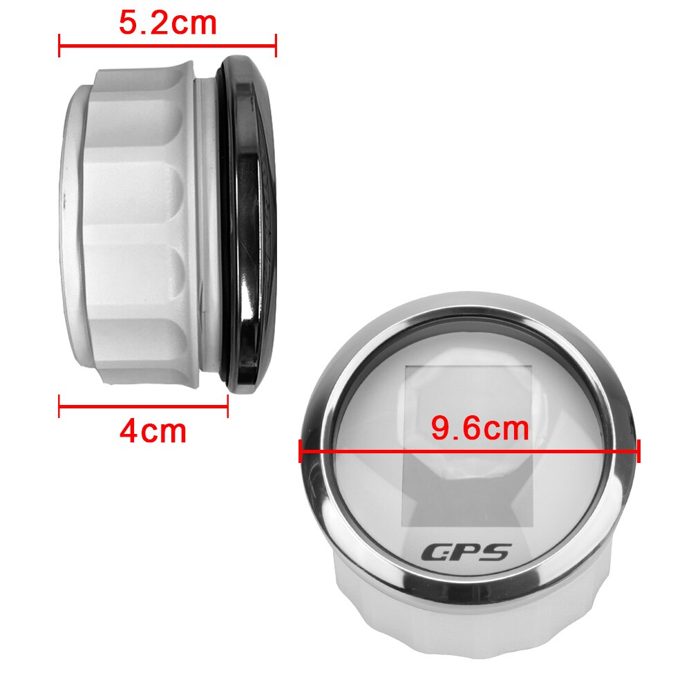Adjustable Trip 85mm Waterproof Digital GPS Speedometer Odometer For Motor Yacht Boat Car Outboard Engine Gauge +GPS Antenna