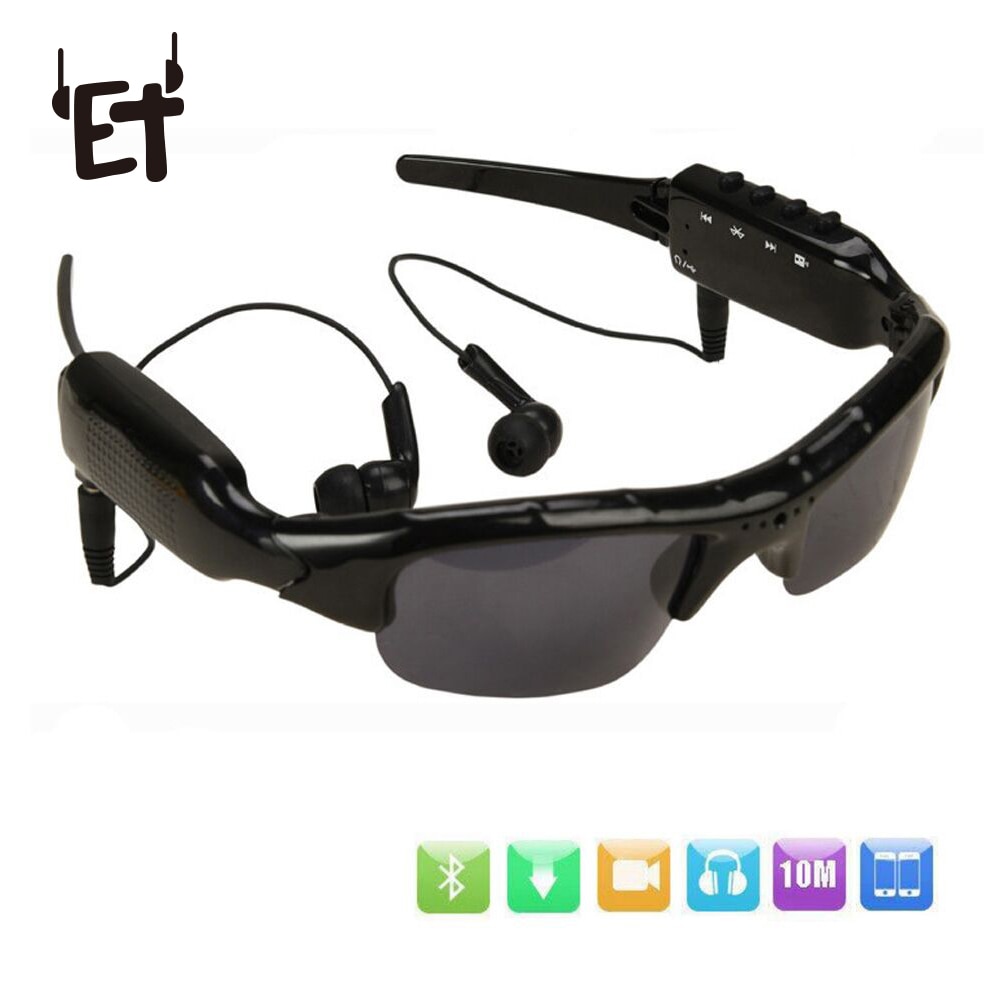 SM07 Multifunctional Camera Sunglasses with Bluetooth Headset HD Sports Driving Forensics Recorder Polarized Lens Camcorder