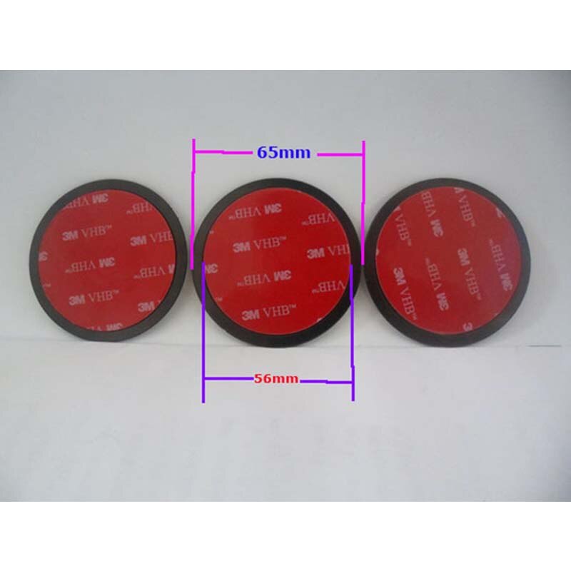Support de ventouse adhésive pour tableau de bord de voiture, 65mm, 3M, pour Garmin Nuvi et Dezl 560 560LT 560LMT 570 570LMT GPS