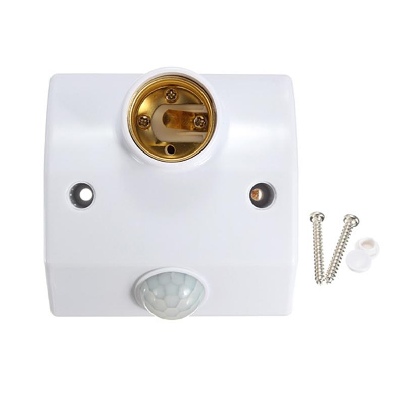 1 * útil E27, lámpara de luz LED con Sensor de movimiento infrarrojo, interruptor de Control inteligente