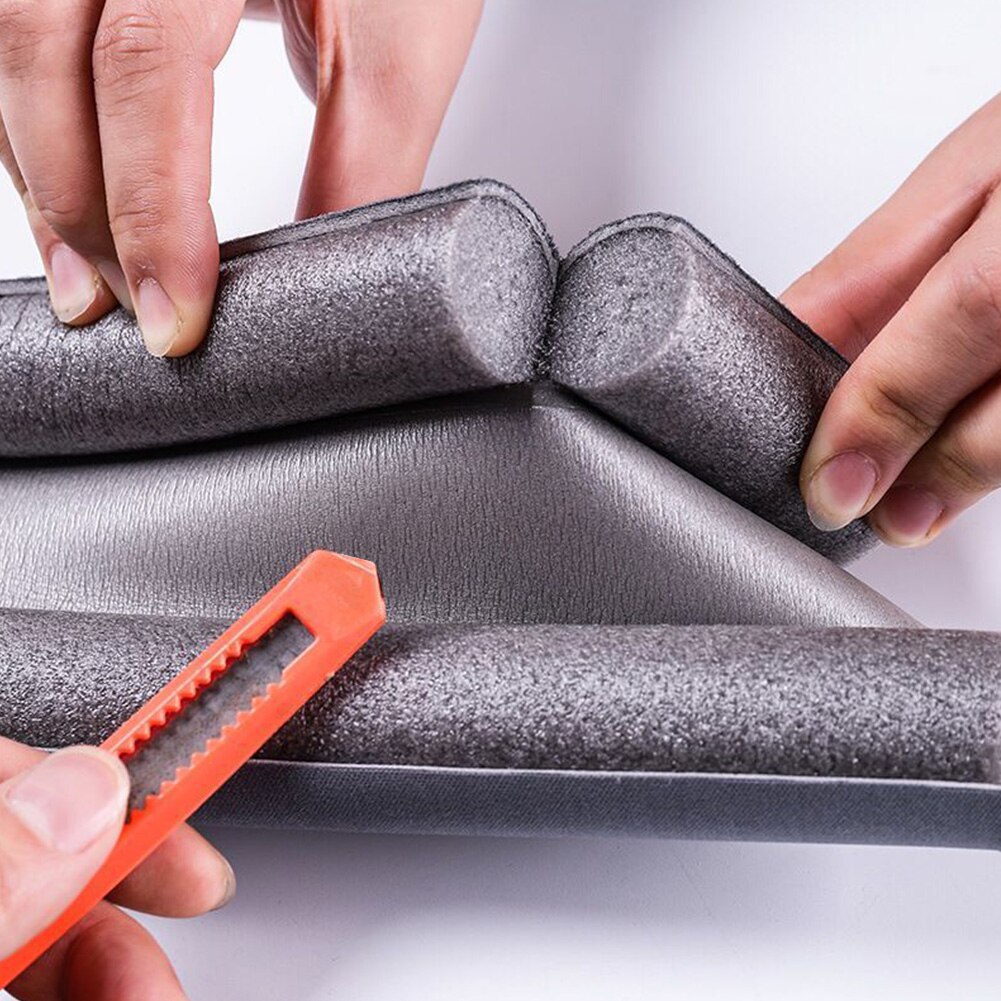 Vindtät dörr dragpropp stängningsplugg bullerreducerande fönster anti-damm ljudisolerad botten tätningslist flexibel isolator