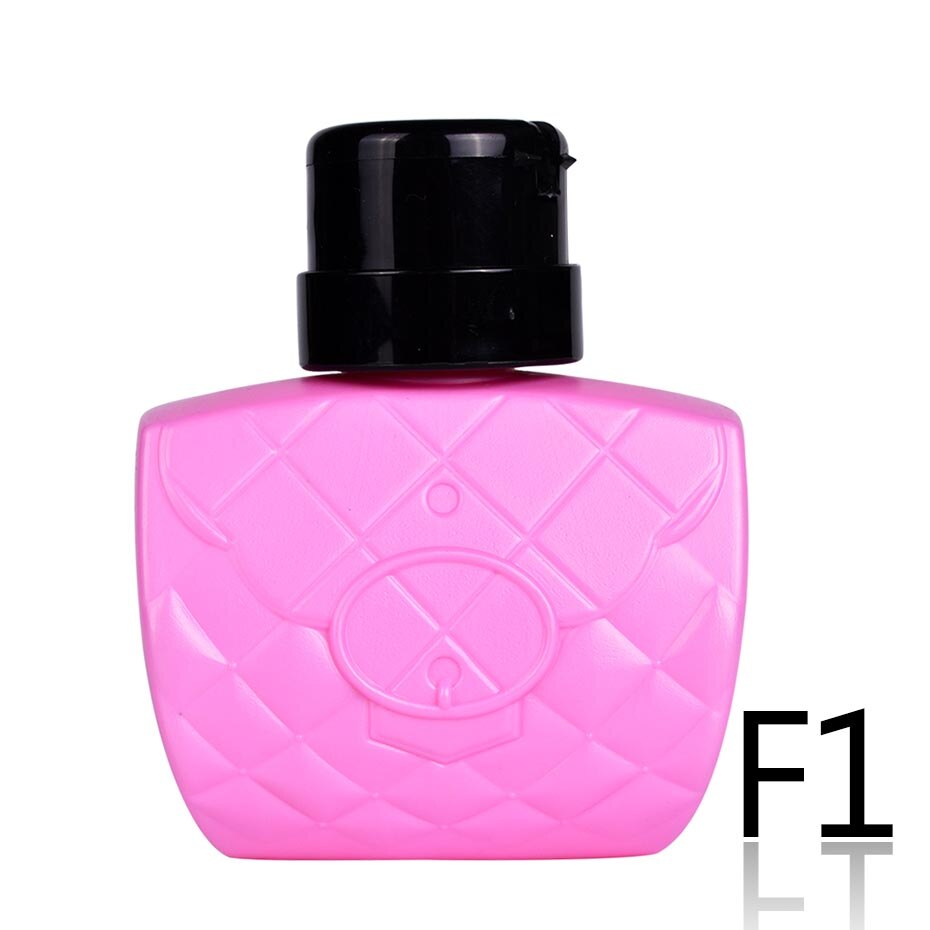 Volledige schoonheid 200ml lege flessen roze navulbare container voor vloeibare alcohol druk pomp dispenser make-up nagelkunst accessoire  ch003