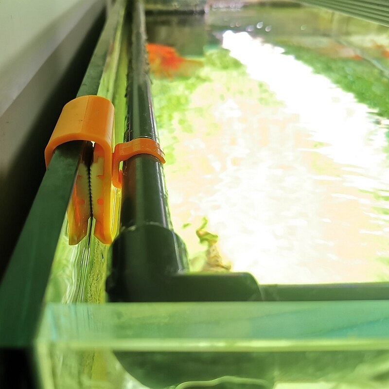 2~30 PCS T5 T8 T4 PVC Pipe Clamps Lamp Clamp Aquarium Water Tube Support Fitting Rotary Water Pipe Clamp for Fish Tank Tie Bar