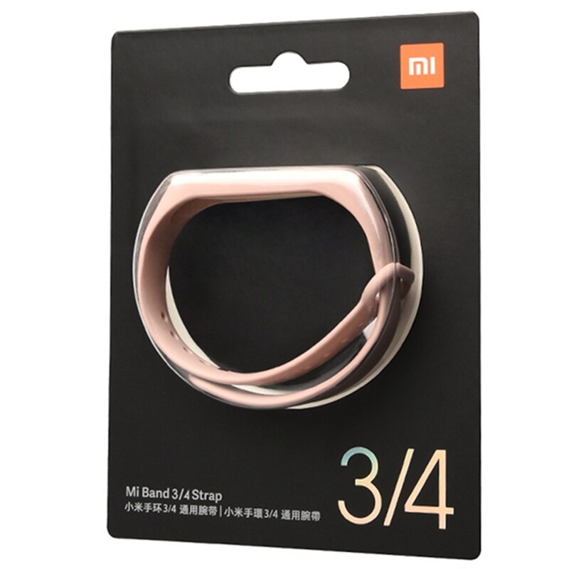 100% Originele Band Voor Xiaomi Mi Band 4 Mi Band 3 Zachte Siliconen Band Vervanging Armband Voor Xiaomi Mi Band 4 3 polsband: Pink / For Mi Band 4
