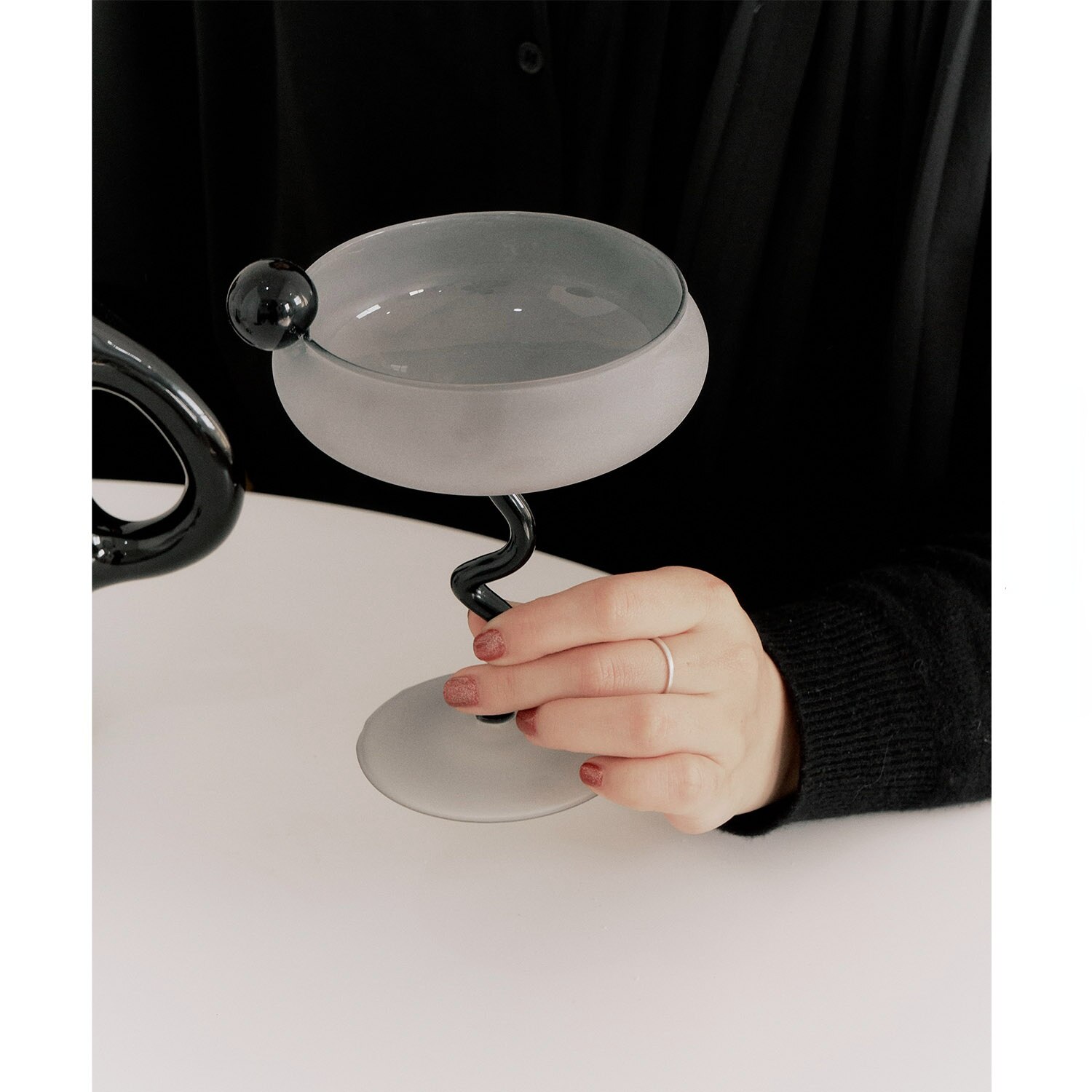 Taza de postre helado Jelly Bean Goblet, tazón de cereales de vidrio, encantador, Instagram, tazas de fresa, taza Kawaii