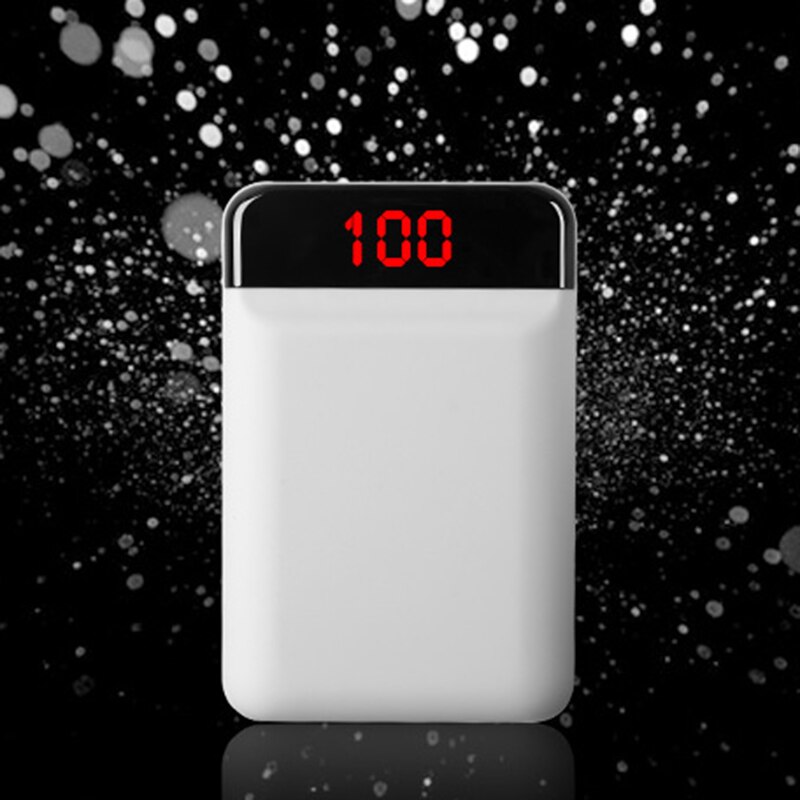 Batería externa portátil para teléfono móvil, 6000MAH, 8000MAH, 12000MAH, pantalla Digital, salida USB Dual
