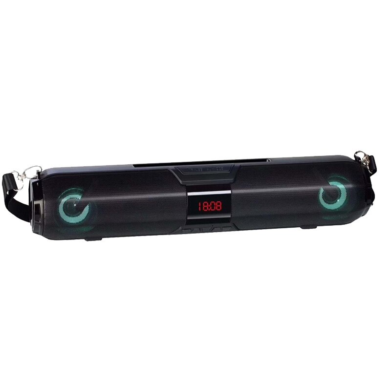 Soundbar Bluetooth Speaker Soundbar Echo Muur Speaker Draadloze Lange Subwoofer Met Klok: Default Title