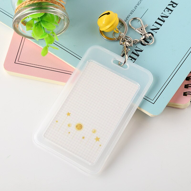 Bank Credit Card Holder Card Cover Cartoon Cute Student Bus ID Card Cover Bag Women Men Keychain Card Case Kids