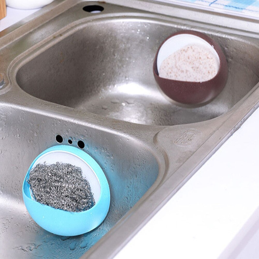 Shelf in the bathroom Plastic Suction Cup Soap Toothbrush Box Dish Holder Drain Rack Bathroom Shower Accessory