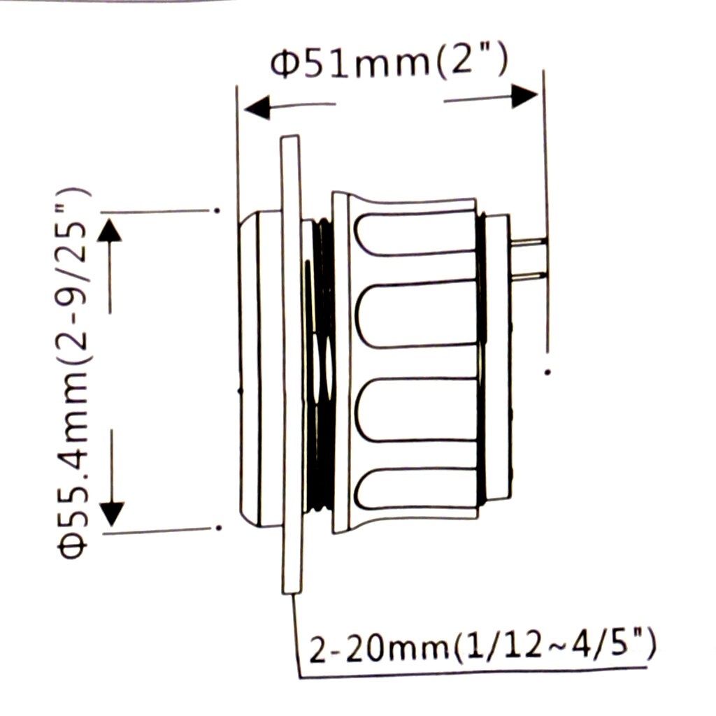 Combo Brandstofmeter Meter W/Brandstof Sensor E-12-F Pointer 2 &quot;/52 Mm