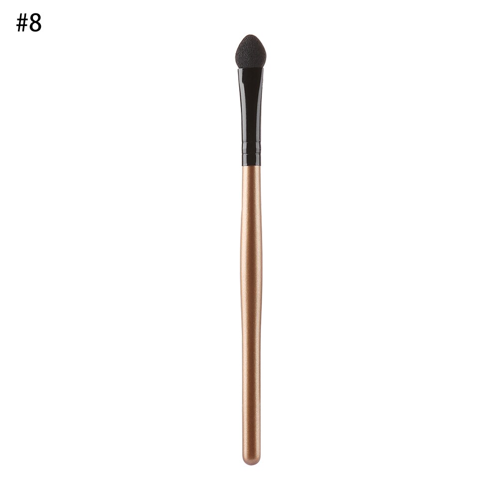 Pinceau à Long manche pour fard à paupières, éponge professionnelle, bâton à sourcils, applicateur de fard à paupières Portable, Eyeliner, outils de maquillage cosmétique, 2 pièces: 08