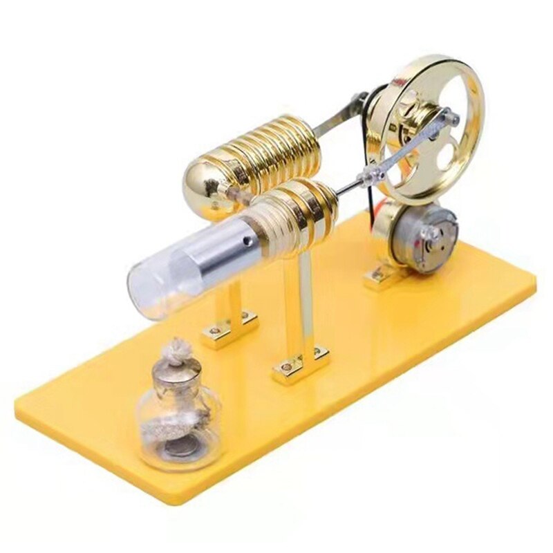 DIY Assembly Stirling Engine Generator Model, External Combustion Engine Science Experiment Educational Toys