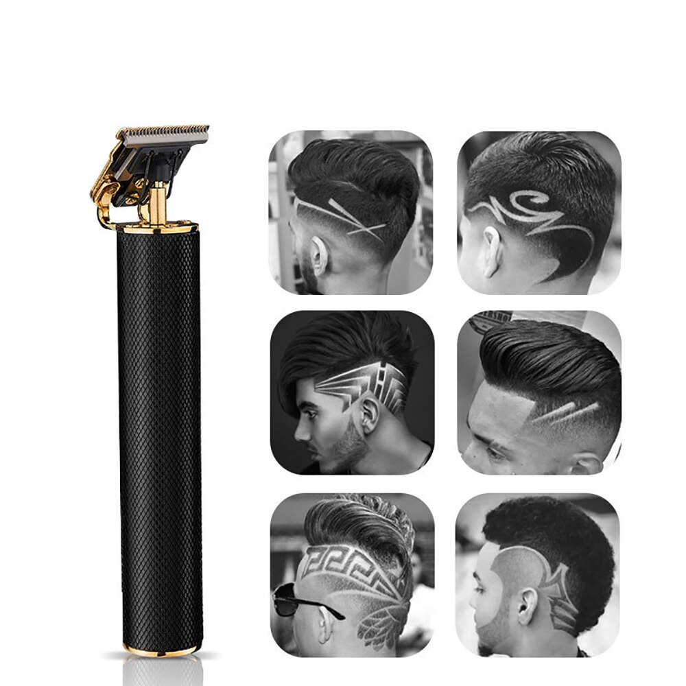 T-Shaped Blade Trimmers Retro hair Cordless Hair Clipper Rechargeable Retro Oil Head Carving Electric Clipper